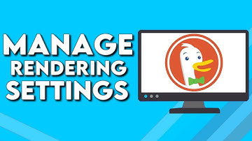 How To Manage Map Rendering Settings on DuckDuckGo Browser on PC