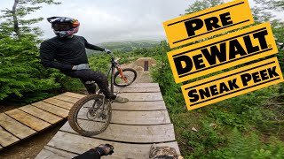 Dyfi Bike Park - Pre Dewalt Line opening look…