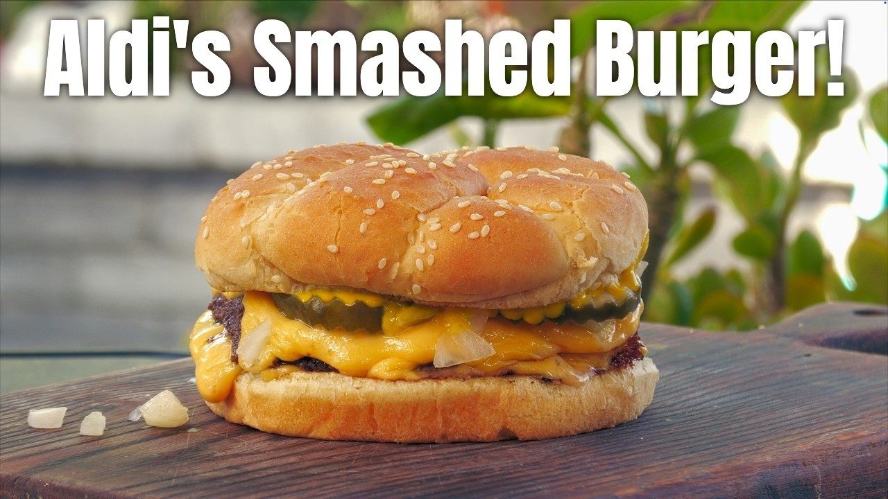 Look Out Bubba Burger! Here Comes The Aldi Smashed Burger!