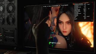 Stellar Blade MFG 6X "Como que a Unreal Engine fez isso?" #rtx5090 #9950x3d #nvidia #oled #pcgaming