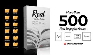 Real Magazine Builder for Element 3D | After Effects Template