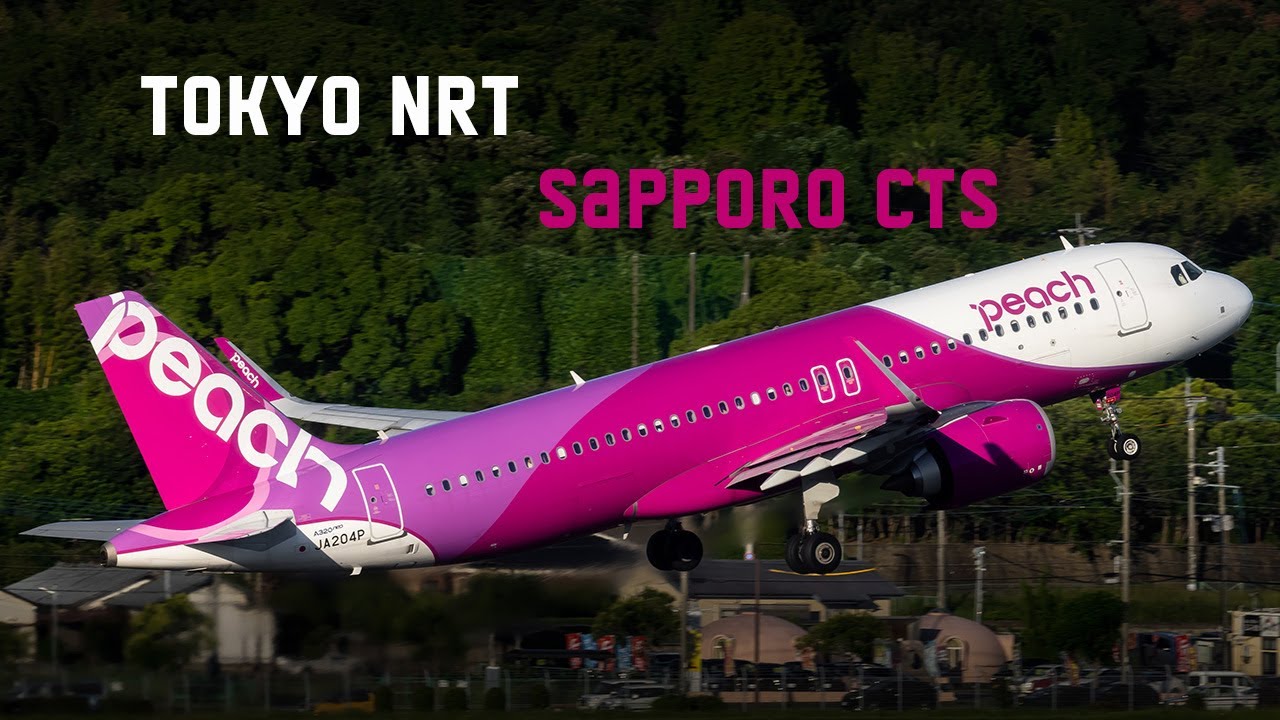 JFOX Peach Airlines A320neo JA206P - YouTube