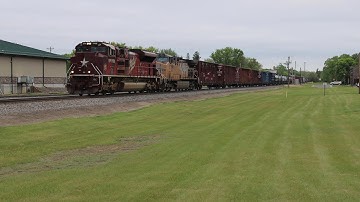 Railfanning on the BNSF Hinckley Sub| Feat. UP 1988