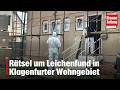 Rätsel um Leichenfund in Klagenfurter Wohngebiet | krone.tv NEWS