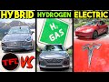 Tesla Model Y & Hyundai Nexo & Sonata Hybrid Take on The World's Toughest Electric Car Range Test!