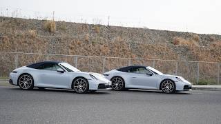 全く同じ2台！？ポルシェ911 992.2 カレラ カブリオレシリーズ ベース&Tオーナーが魅力を語りまくる回 MY違いもお届けします
