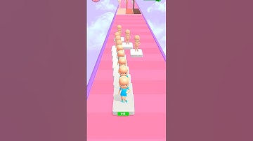 🥰 Doll factory 3d beautiful baby run gameplay 🎮‼️ #games #gameplay #doll