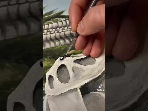 Spinosaurus - dinosaur Timelapse painting