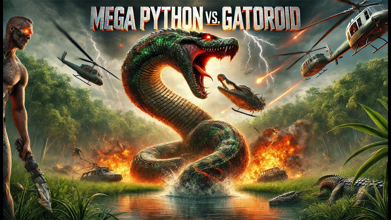 Mega Python VS Gatoroid | Action | HD | Full Movie in English - YouTube