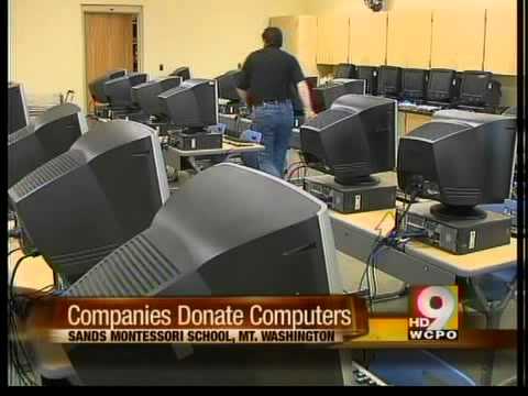 Computers donated to Sands Montessori
