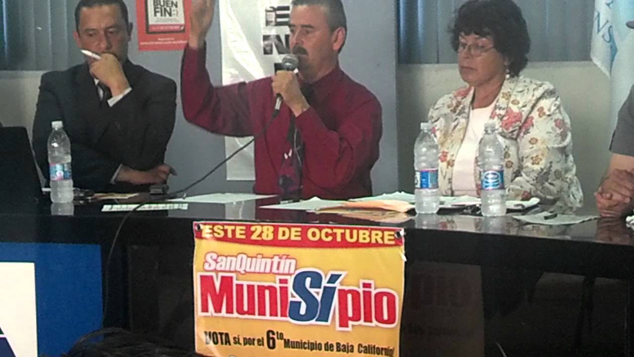 Municipalizacion de San Quintin Foro TVES 1 ensenada cruise