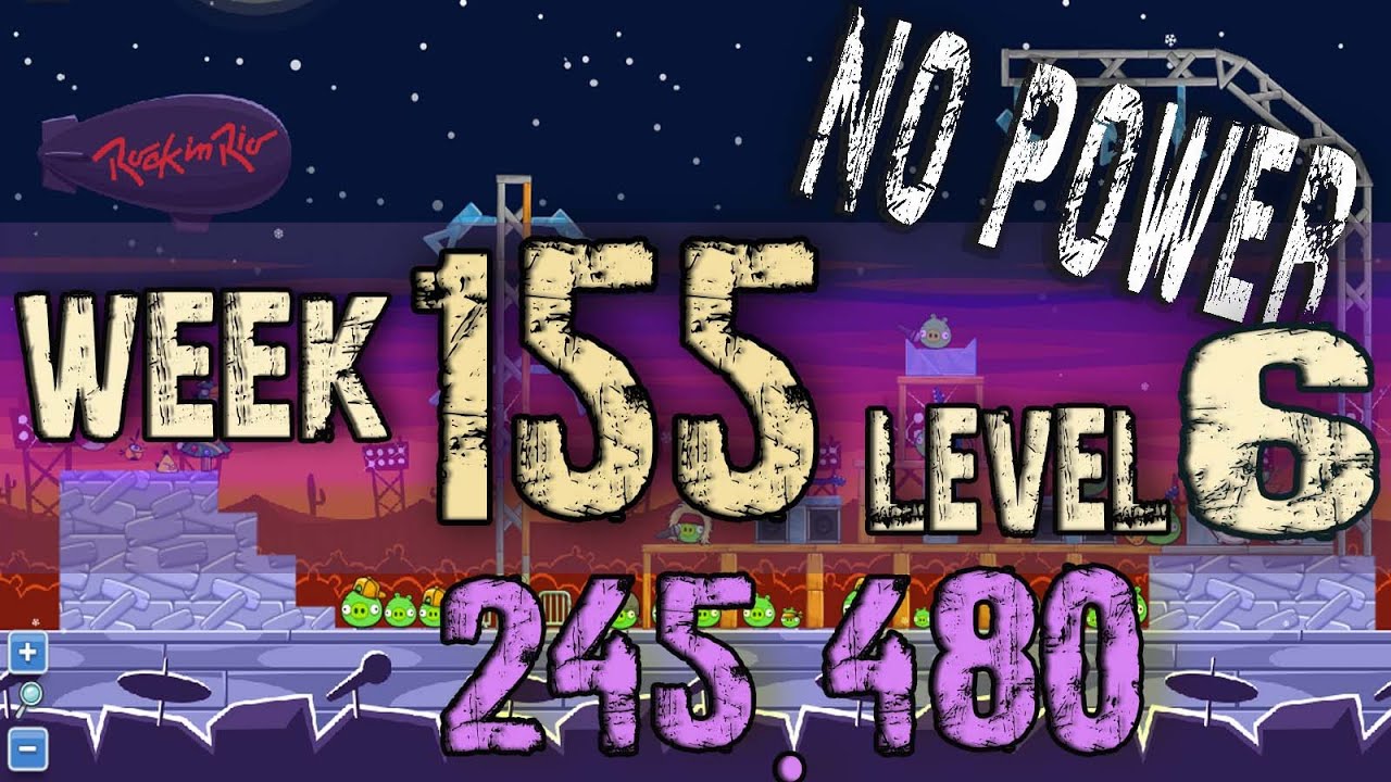 Angry Birds Friends Tournament Week 155  Level 6 | no power HighScore ( 245.480 k )