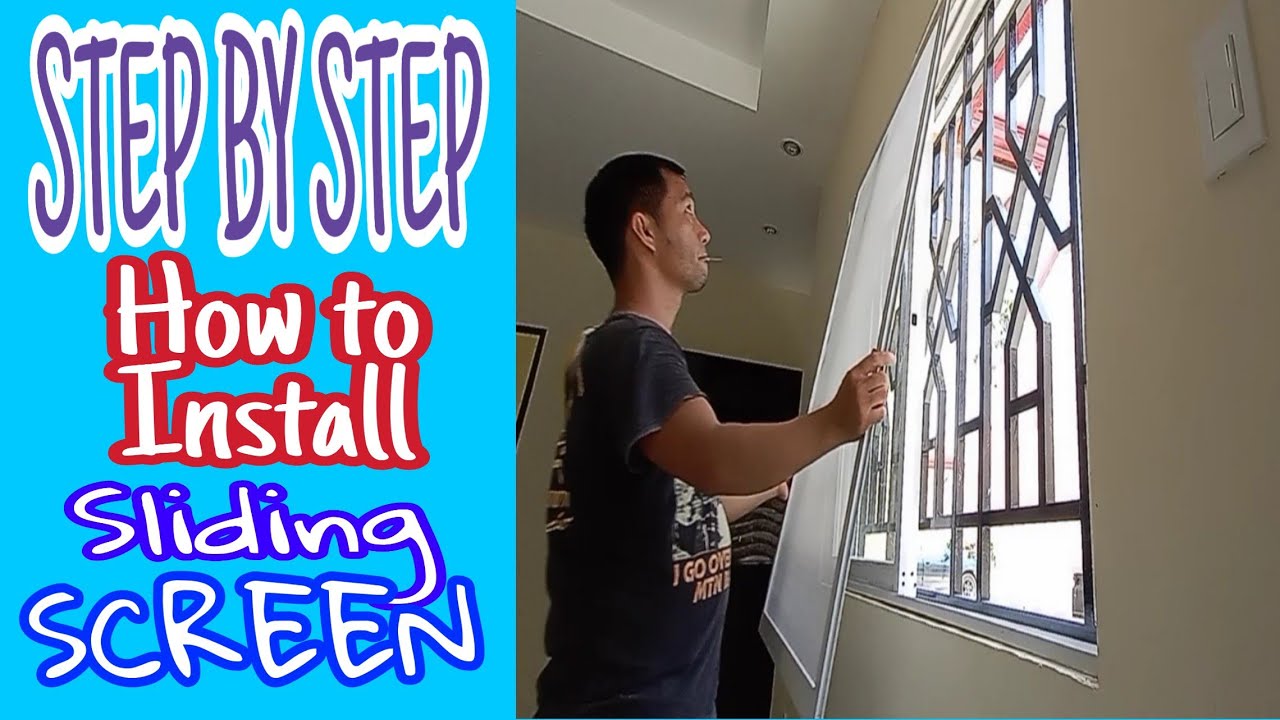 How to install Sliding Screen/Step by step process - YouTube
