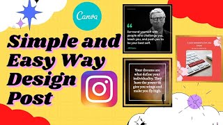 Simple and Easy Way To Design Instagram Post | Instagram Post Design screenshot 2