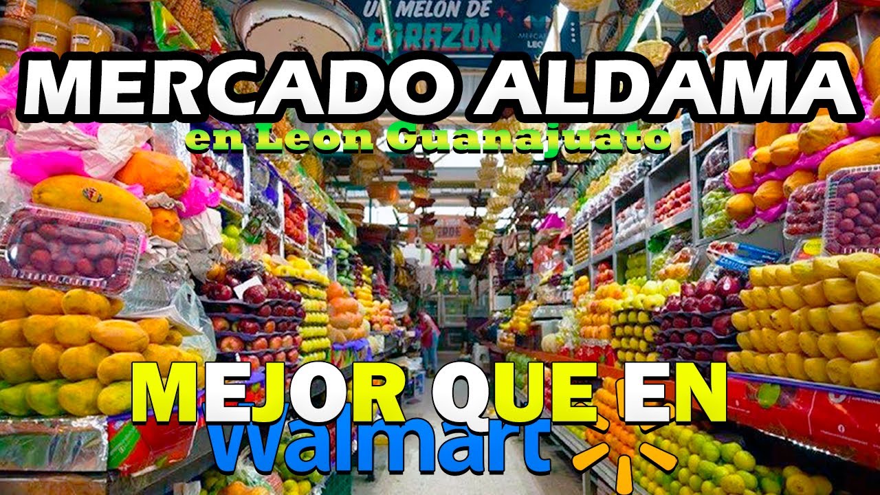 Como es el MERCADO ALDAMA de la Ciudad De Leon Gto || NavaQPM