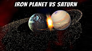 What Happens When We Crash an Iron Planet into Saturn? (Universe Sandbox 2) - Ep. 1