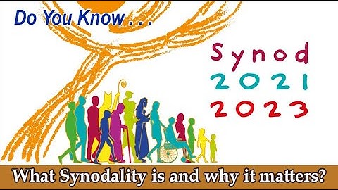DYK what Synodality is and why it matters?