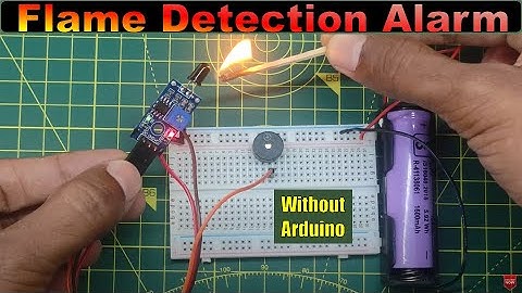 DIY- Fire detection Alarm without Arduino