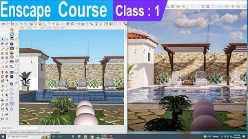 Enscape  course class 1 user interface and features | SketchUp Tutorial