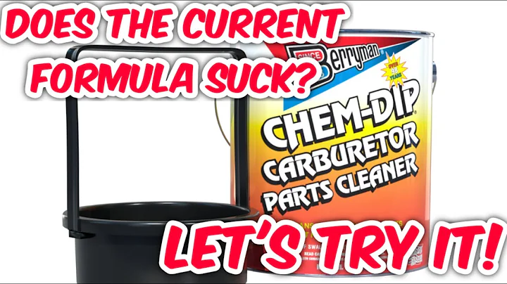 Review - Current Formula Chem-Dip Carb / Parts Cle...