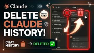 How to Delete Claude AI History | Step by Step for Beginners (2026) | Learn AI Tools