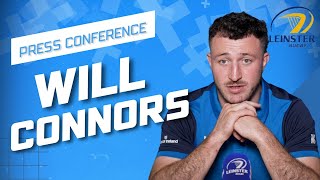 LEINSTER: Will Connors press conference ahead of Ospreys