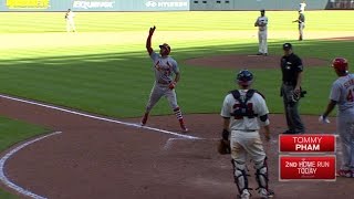Pham's hammers a go-ahead two-run homer