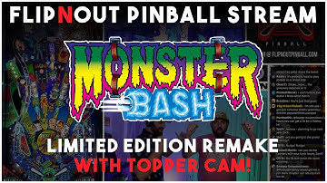 🔴LIVE - Monster Bash Remake LE Pinball by Chicago Gaming Company