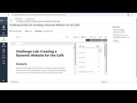 Challenge (Cafe) lab