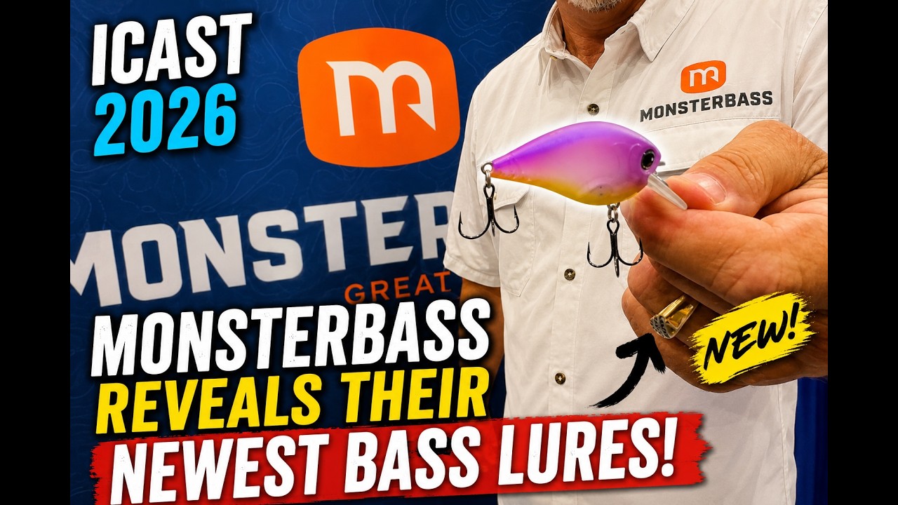 ICAST 2026: Monsterbass Reveals Their NEWEST Bass Fishing Lures!