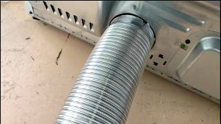 How to attach an Semi Rigid dryer vent