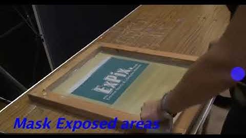 Học in lụa in lưới quy trình từ A đến Z