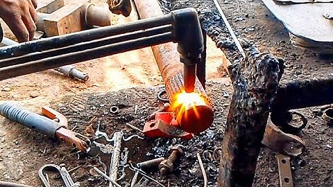 Making 3-Point Linkage Using Truck Axle | Tractor Hydraulic System Innovation