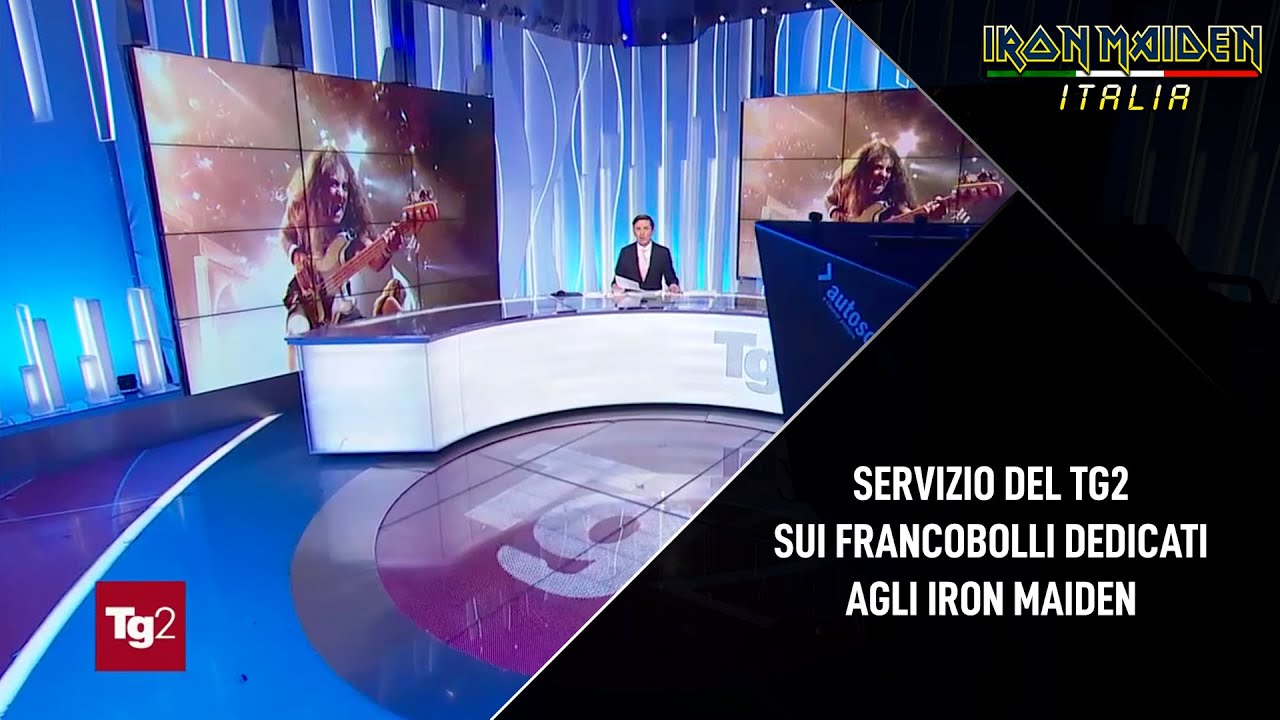 Servizio sul tributo della Royal Mail agli Iron Maiden - TG2