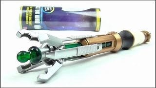 DOCTOR WHO 12th Doctors Sonic Screwdriver Toy Review | Votesaxon07