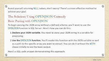 How to Parse JSON in SQL for Multiple Rows