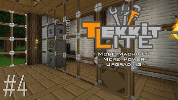 Tekkit Lite - Part 4: More Machines, More Power & Upgrading Machines!