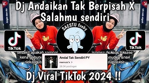 DJ ANDAIKAN TAK BERPISAH X SALAHMU SENDIRI ( Andai Tak Sendiri PY ) VIRAL TIKTOK 2024 !!