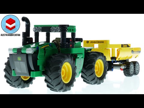 LEGO Technic 42136 John Deere 9620R 4WD Tractor - LEGO Speed Build Review