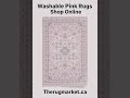 Washable Pink Rugs 💗 | Stylish, Easy-Clean Rugs for Modern Homes