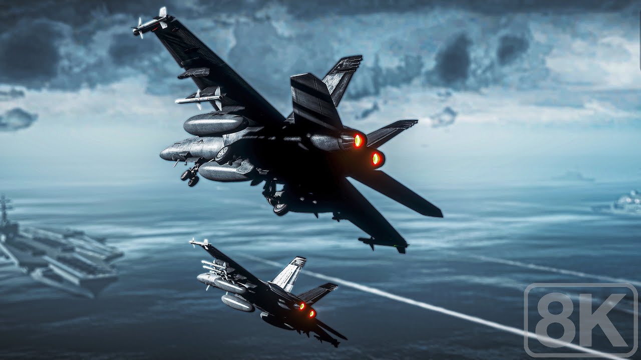 The Persian Gulf (Super Hornet VS Sukhoi Dogfight) Battlefield 3