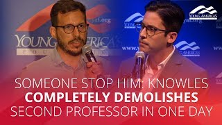 SOMEONE STOP HIM: Knowles completely demolishes second professor in one day