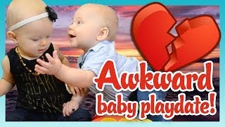 AWKWARD BABY PLAYDATE! | Look Who's Vlogging: Daily Bumps