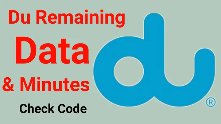 How to check du data balance postpaid? How to check DU international minutes balance - DayDayNews