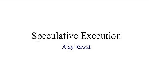 8-Speculative Execution