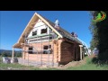 Drevodom Rajec - dokončovanie zrubového domu