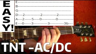 TNT by AC/DC - Guitar Lesson  WITH TABS