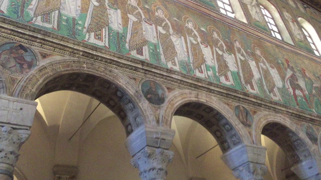 Basilica of Sant'Apollinare Nuovo in Ravenna Italy (UNESCO World