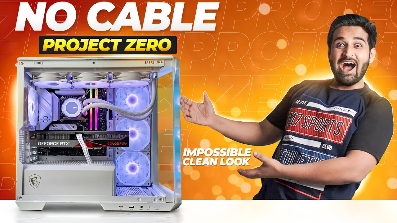 We Built A Gaming PC With ZERO Cables ! - MSI Project Zero - YouTube