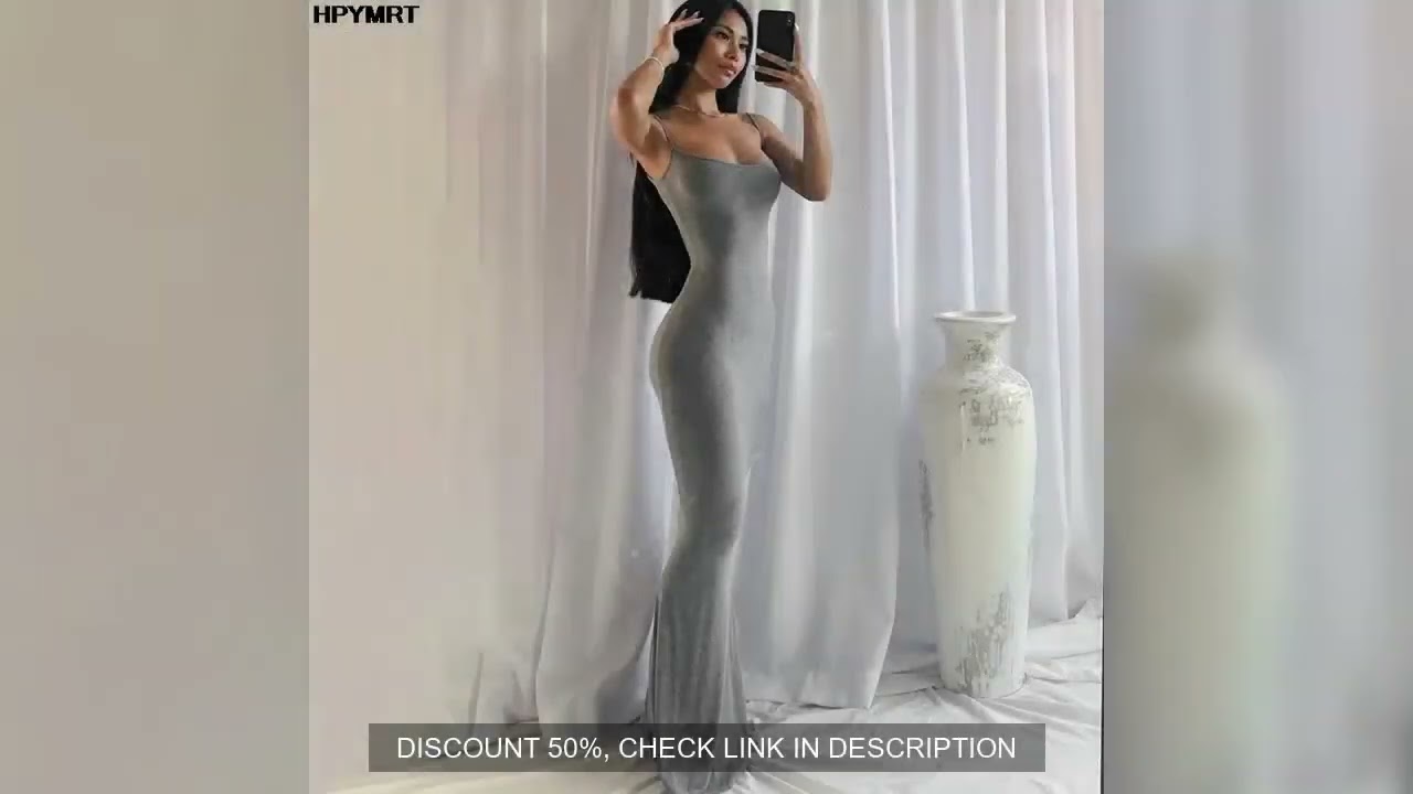 Satin Slip Sleeveless Backless Slim Sexy Maxi Dress 2022 Spring Women Party Y2K Concise Bodycon Eleg